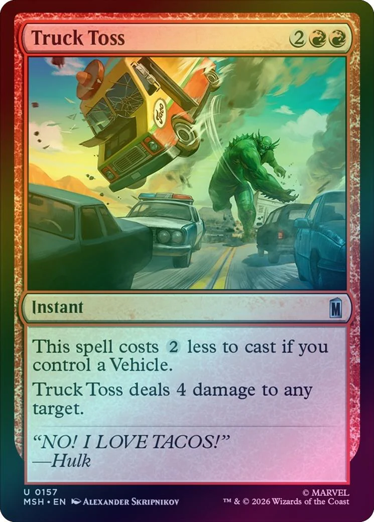 Truck Toss (Foil) (MSH)