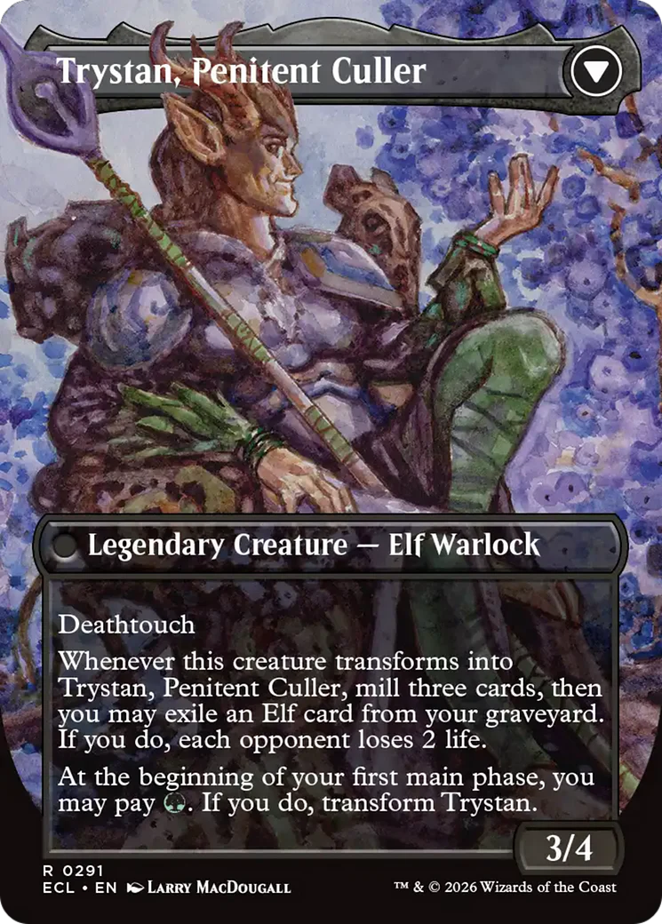 Trystan, Callous Cultivator // Trystan, Penitent Culler - Borderless (ECL) - Image 2