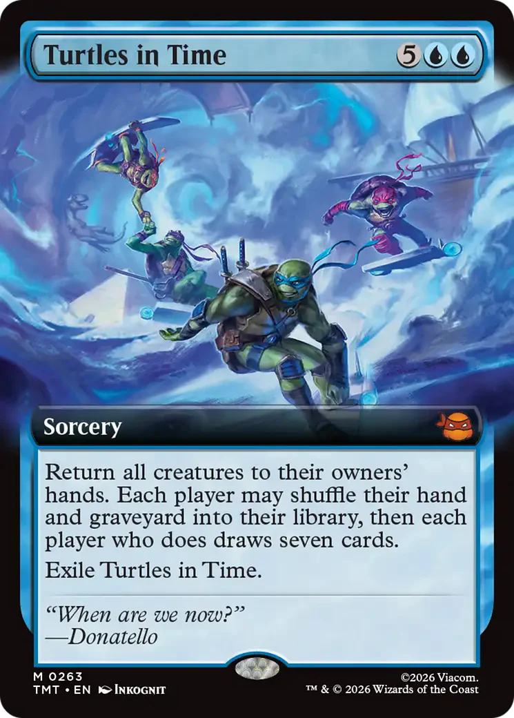 Turtles in Time - Extended Art (TMT)