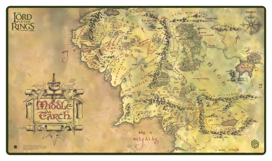 Ultimate Guard - Playmat - Lord of the Rings Places of Middle Earth - Image 2