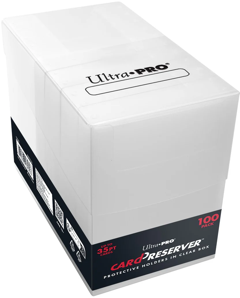 Ultra Pro - Card Preserver In Clear Box - 100ct