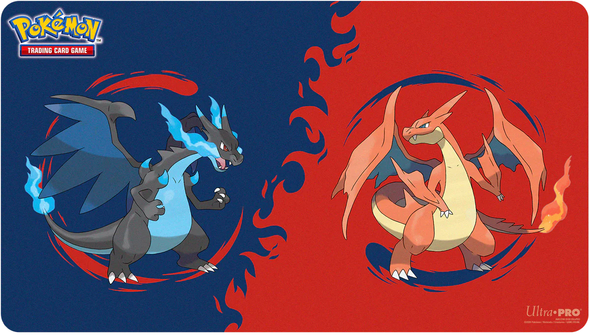 Ultra Pro - Playmat - Pokemon - Mega Charizard X & Mega Charizard Y