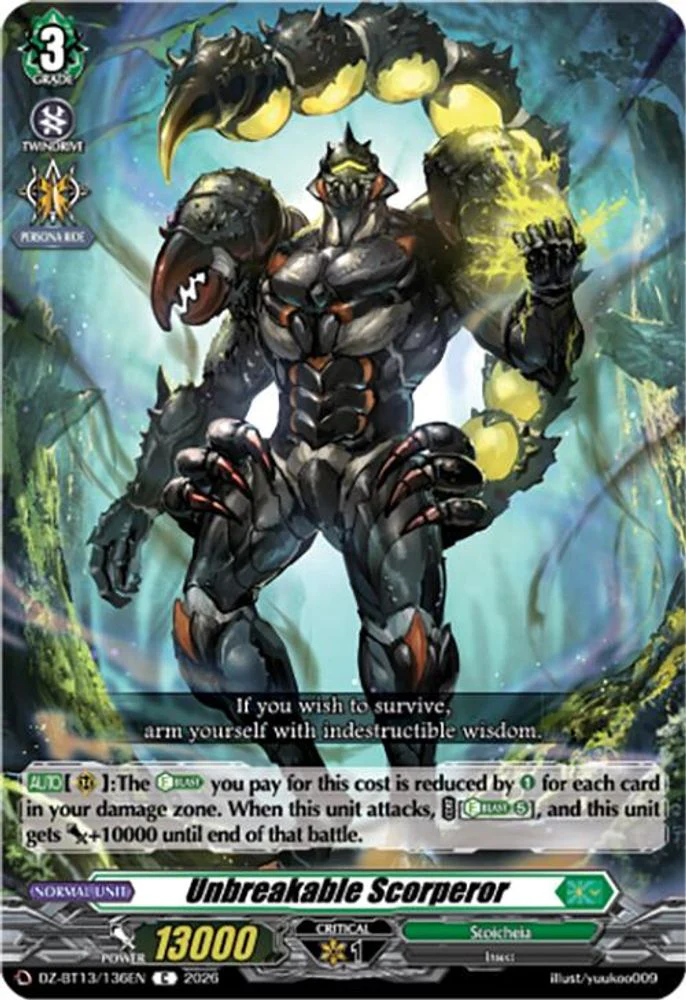 Unbreakable Scorperor - DZ-BT13/136EN - Common