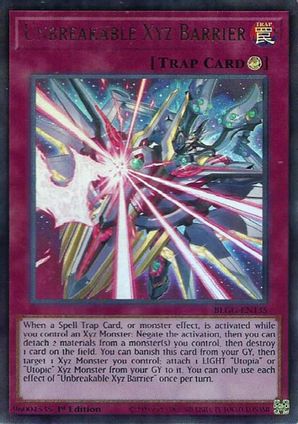 Unbreakable Xyz Barrier - BLGG-EN135 - Ultra Rare - 1st Edition