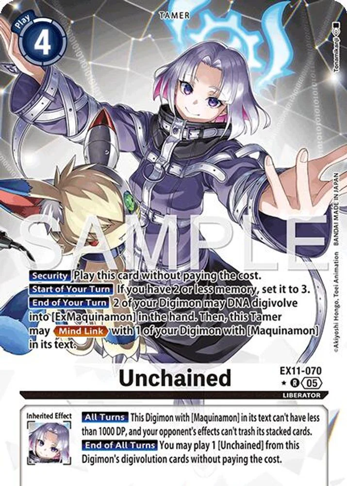 Unchained (Alternate Art) - EX11-070 - Rare
