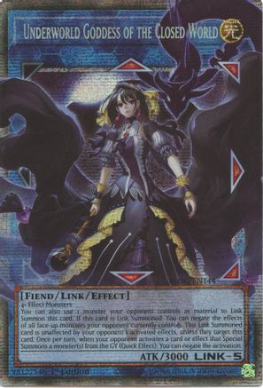 Underworld Goddess of the Closed World - BLGG-EN144 - Starlight Rare (Extended Art) - 1st Edition