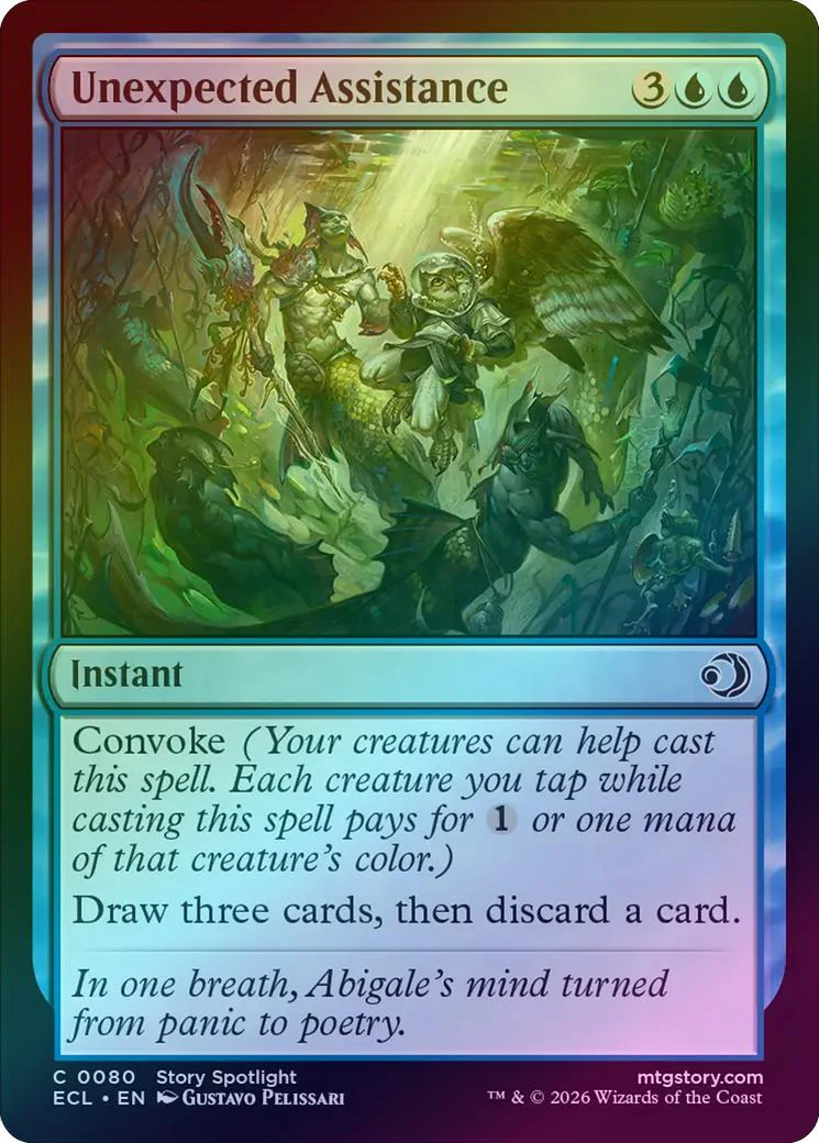Unexpected Assistance (Foil) (ECL)
