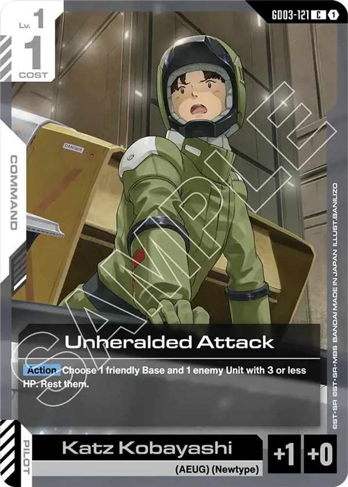 Unheralded Attack - GD03-121 - Common