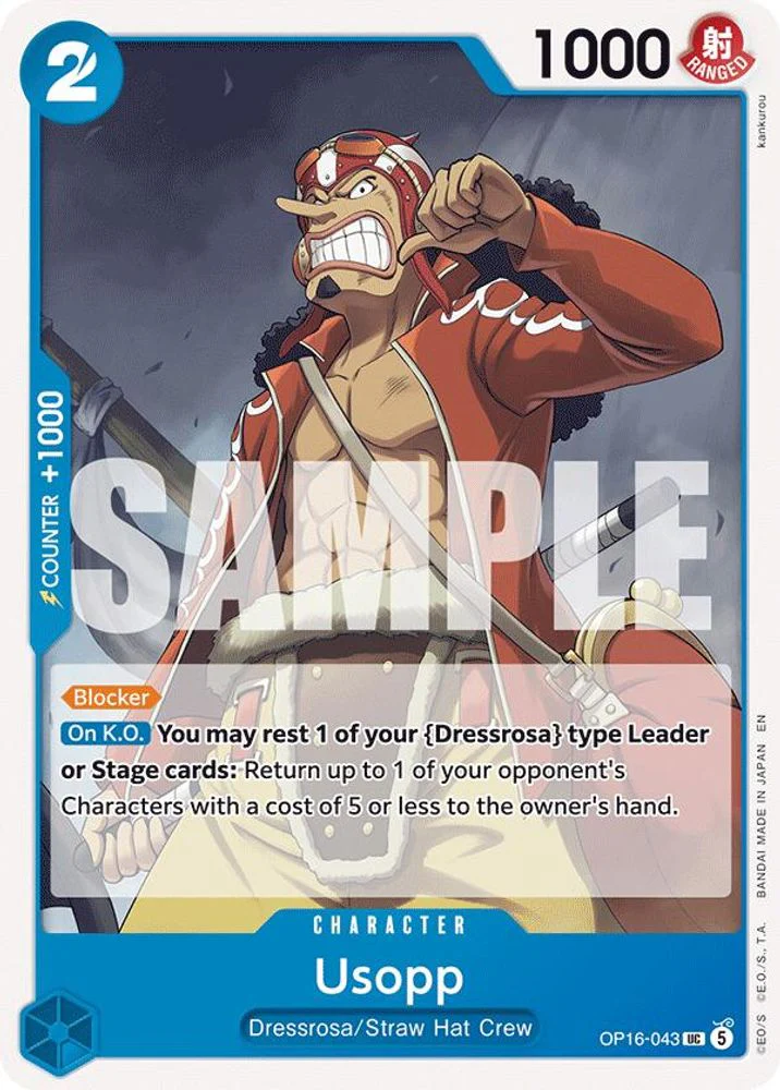 Usopp - OP16-043 - Uncommon