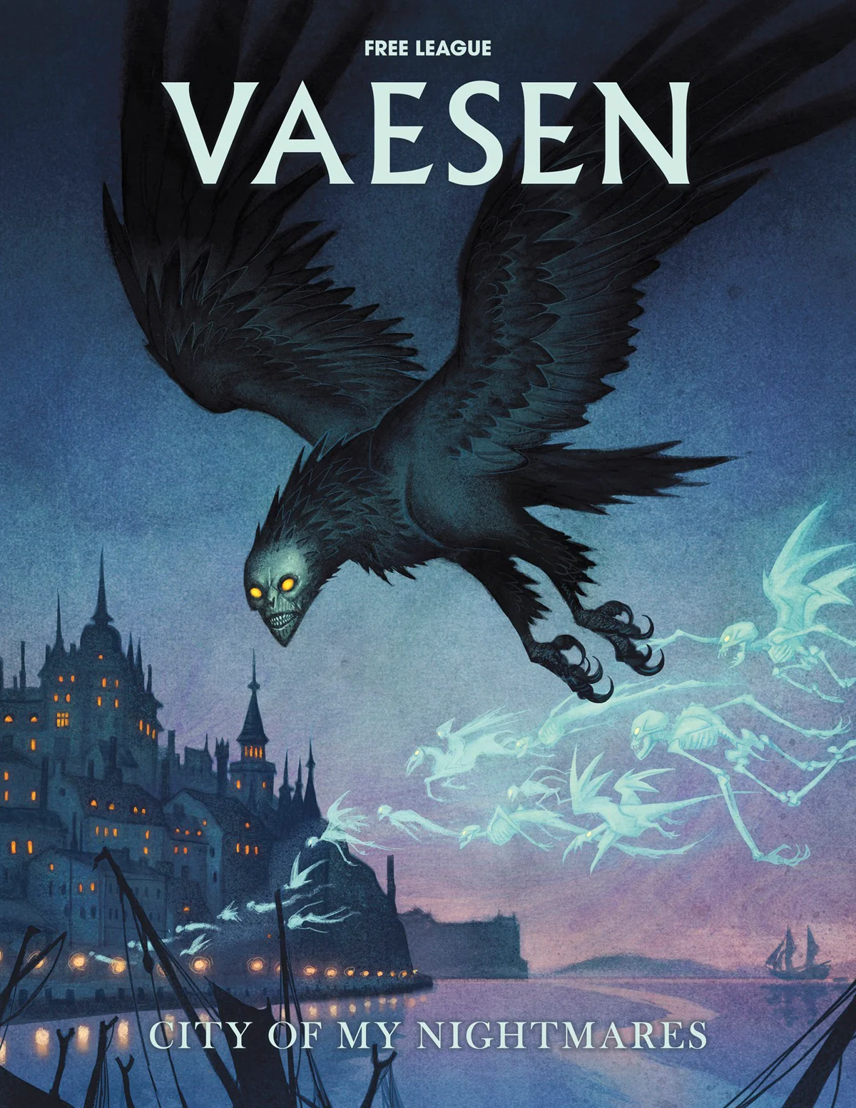 Vaesen: Nordic Horror Roleplaying - City of My Nightmares (HC) (Pre-Order)