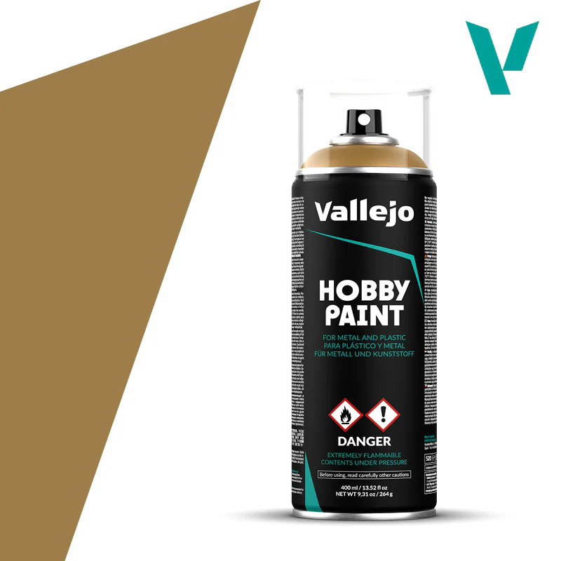 Vallejo - Aerosol - Hobby Paint - Desert Yellow [28.015] (400ml)