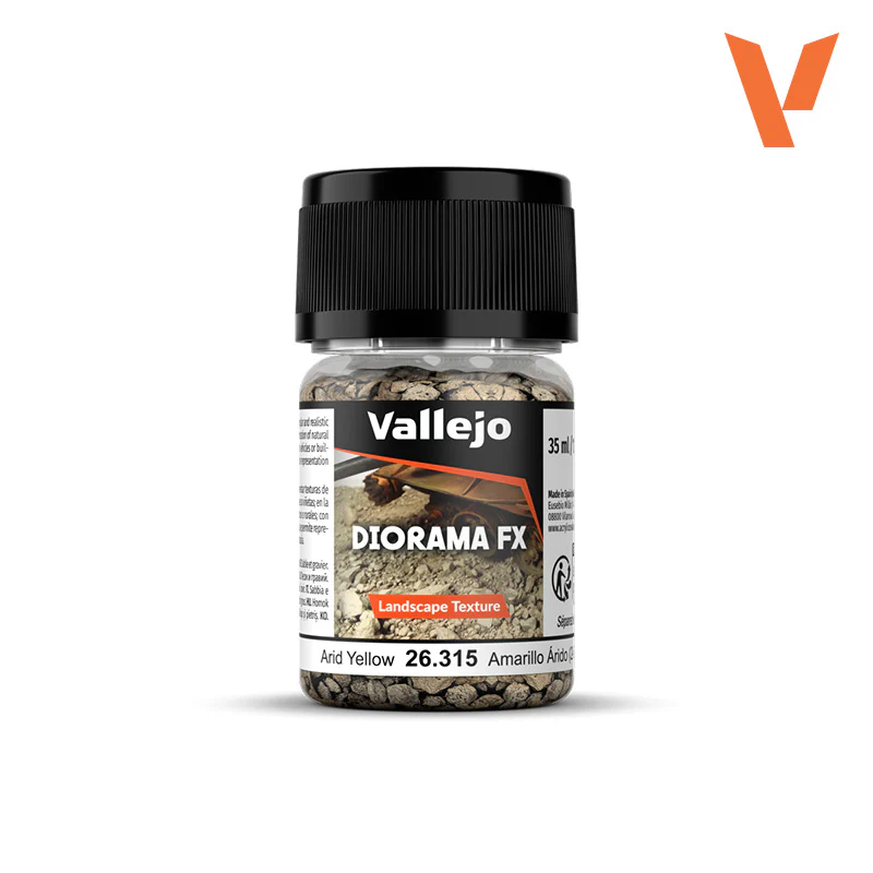 Vallejo - Diorama Effects - Landscape Texture - Arid Yellow (2-5mm) [26.315] (35ml)