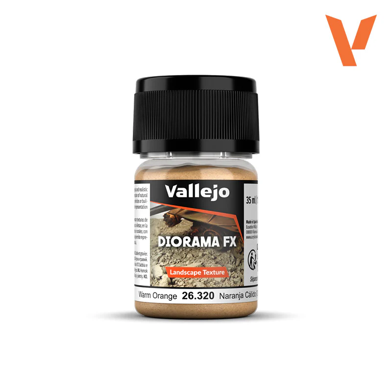 Vallejo - Diorama Effects - Landscape Texture - Warm Orange (0.1-1mm) [26.320]