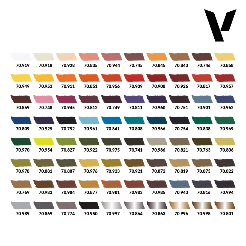 Vallejo - Model Color Paint Set: Combination Case [70.254] - Image 2