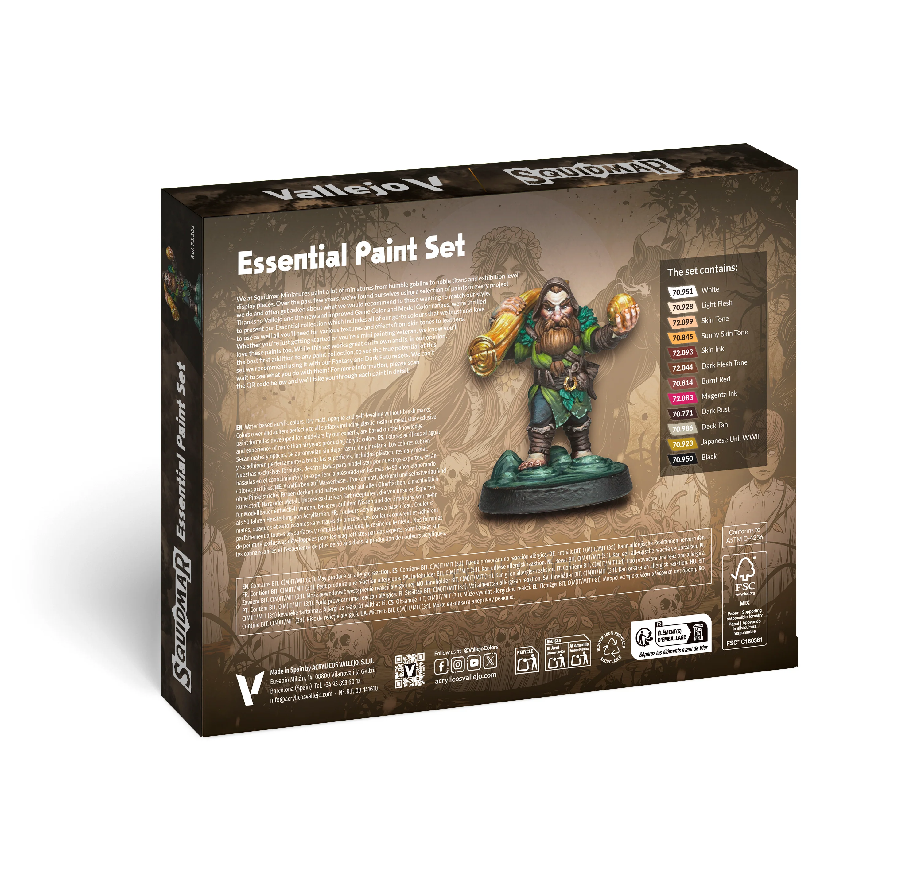 Vallejo - Squidmar Miniatures: Essential Paint Set [72.201] - Image 2