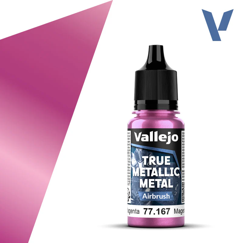 Vallejo - True Metallic Metal - Airbrush: Crimson Magenta [77.167] (18ml)