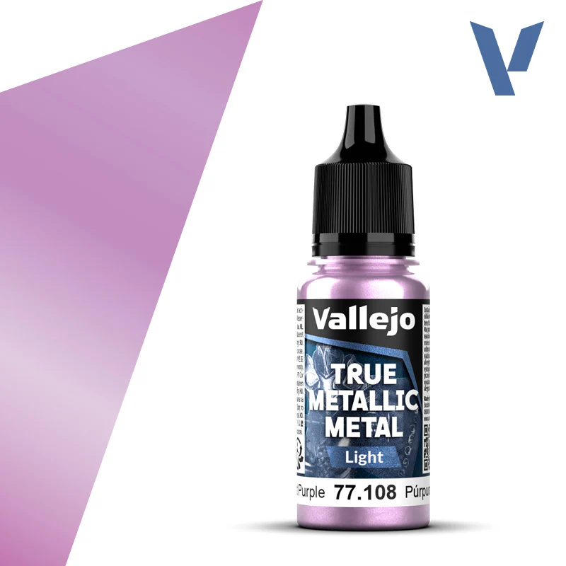 Vallejo - True Metallic Metal - Light: Amethyst Purple [77.108] (18ml)