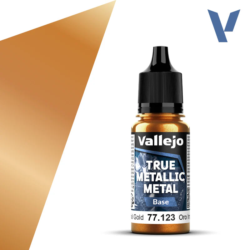 Vallejo - True Metallic Metal - Base: Imperial Gold [77.123] (18ml)