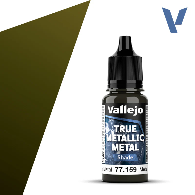 Vallejo - True Metallic Metal - Shade: Aged Metal [77.159] (18ml)
