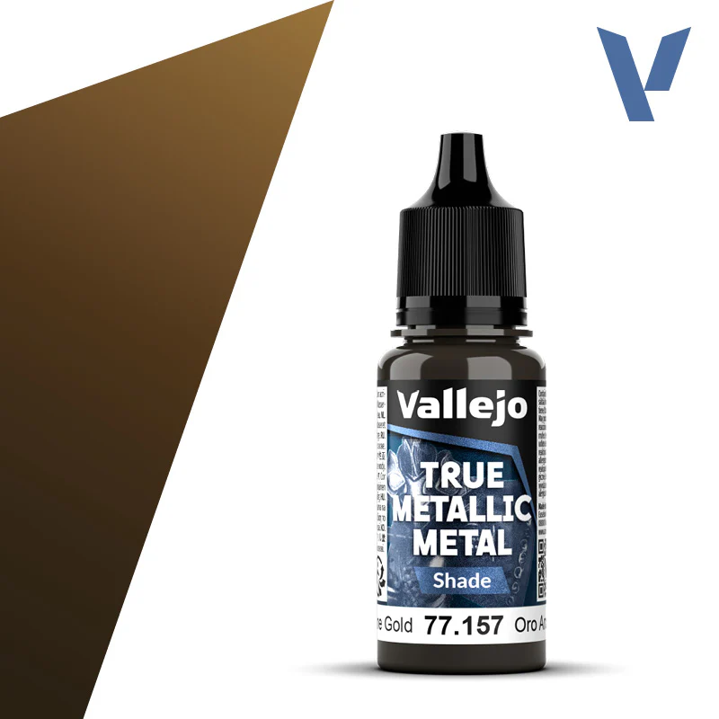 Vallejo - True Metallic Metal - Shade: Arcane Gold [77.157] (18ml)
