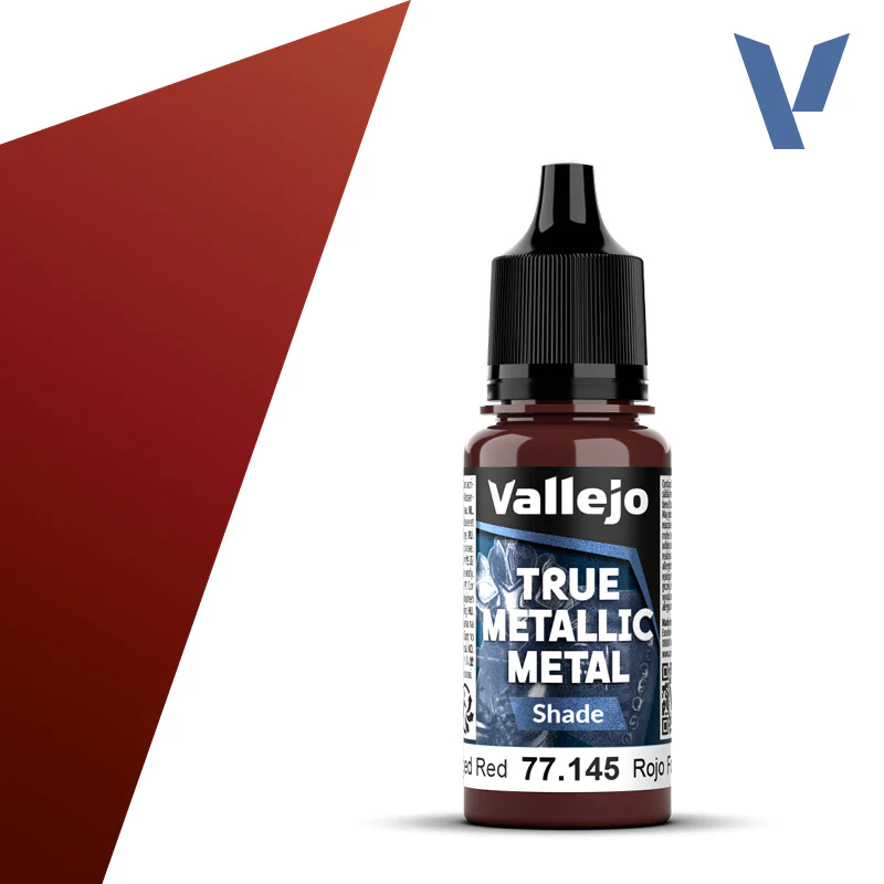 Vallejo - True Metallic Metal - Shade: Forged Red [77.145] (18ml)