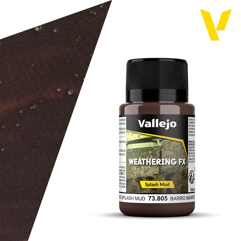 Vallejo - Weathering FX - Brown Splash Mud [73.805] (40ml)