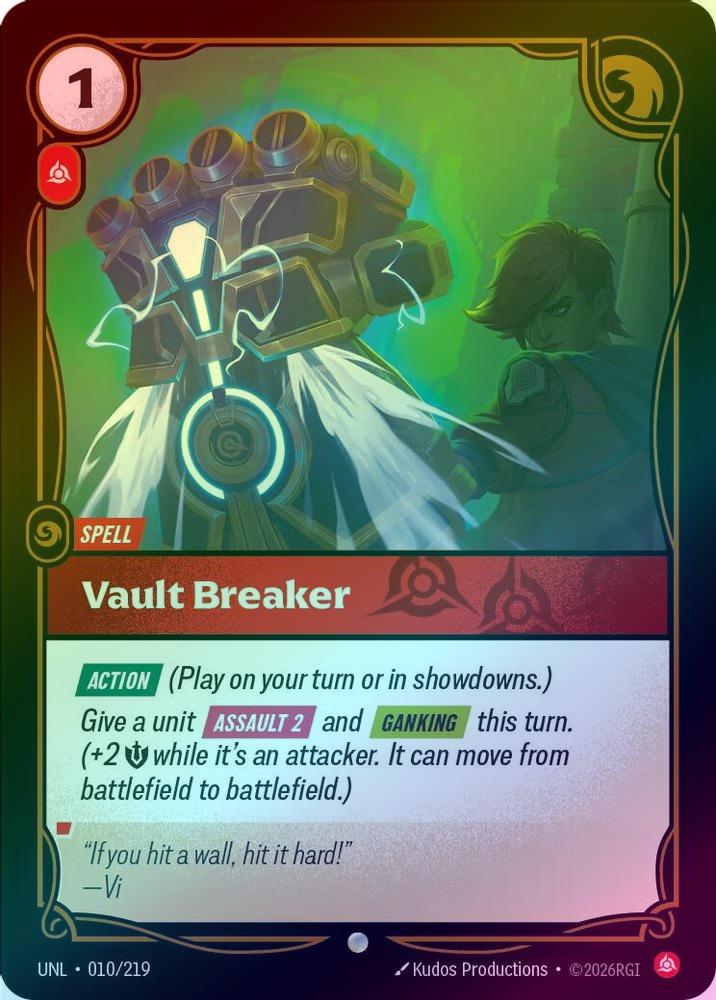 Vault Breaker - 010/219 - Common (Foil)