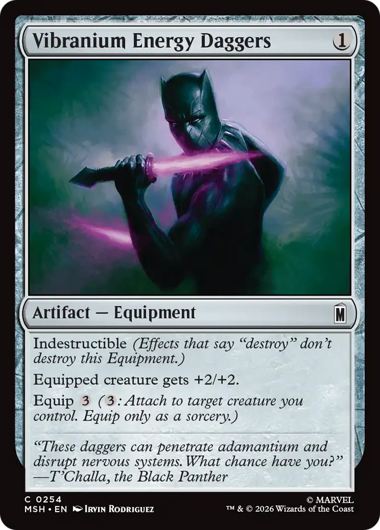 Vibranium Energy Daggers (MSH)