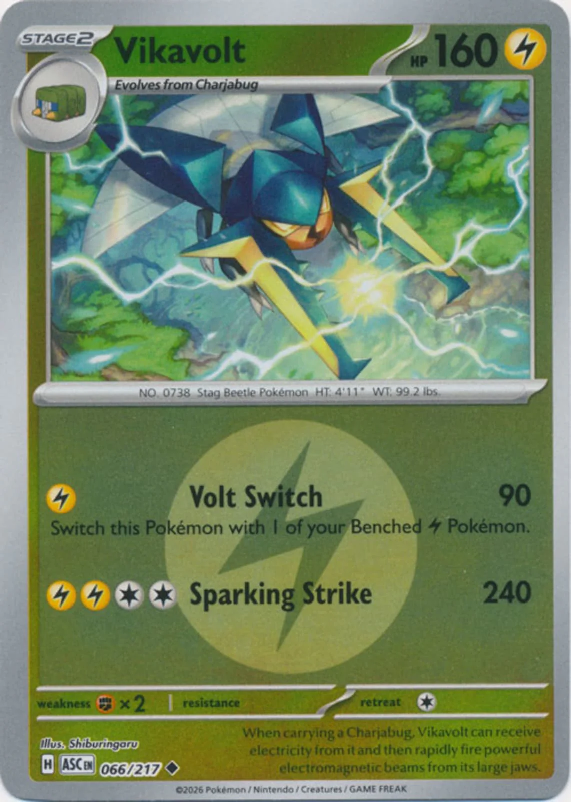 Vikavolt (Energy Symbol Pattern) - 066/217 - Uncommon