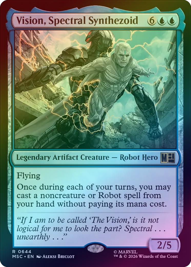 Vision, Spectral Synthezoid (Foil) (MSC)