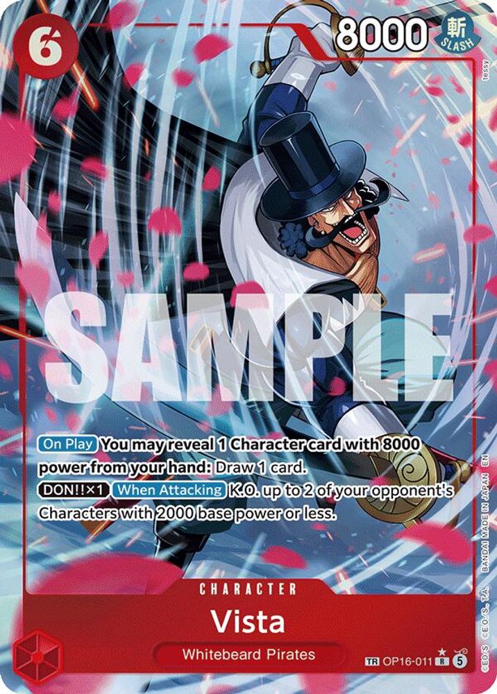 Vista (Treasure Rare) - OP16-011 - Rare
