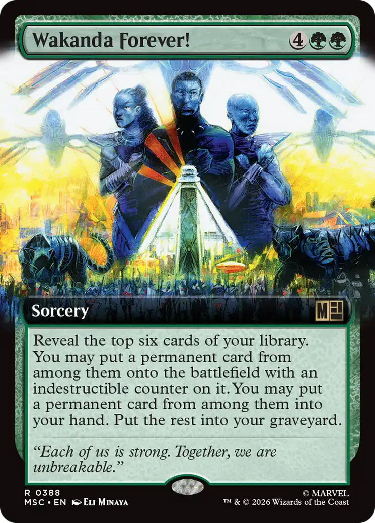 Wakanda Forever! - Extended Art (MSC)