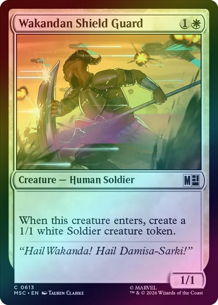 Wakandan Shield Guard (Foil) (MSC)