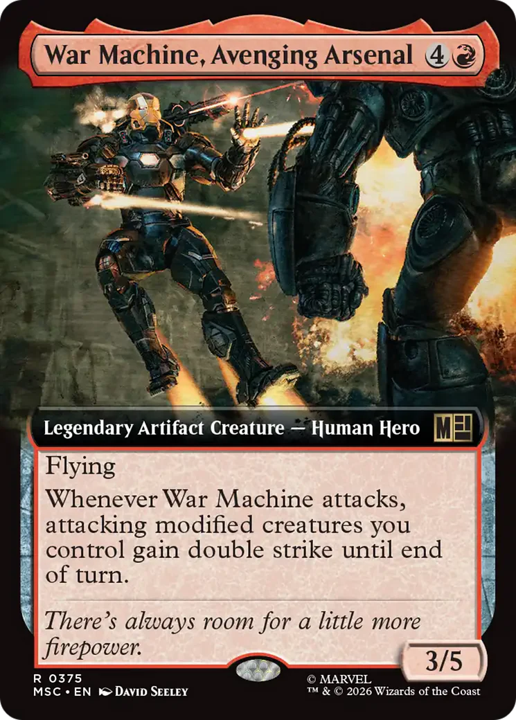War Machine, Avenging Arsenal - Extended Art (MSC)