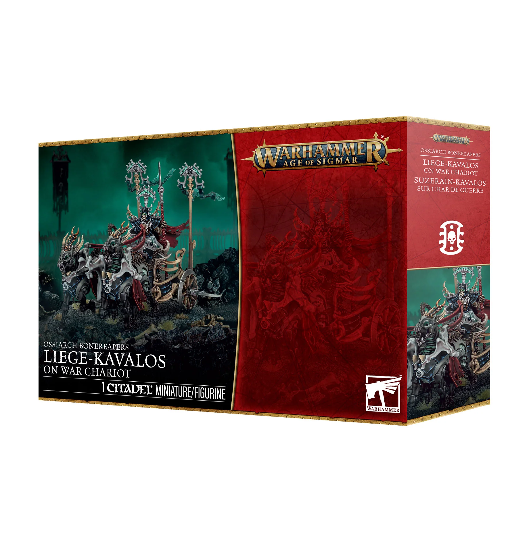 Warhammer: Age of Sigmar - Ossiarch Bonereapers - Liege-Kavalos on War Chariot [99120207200]