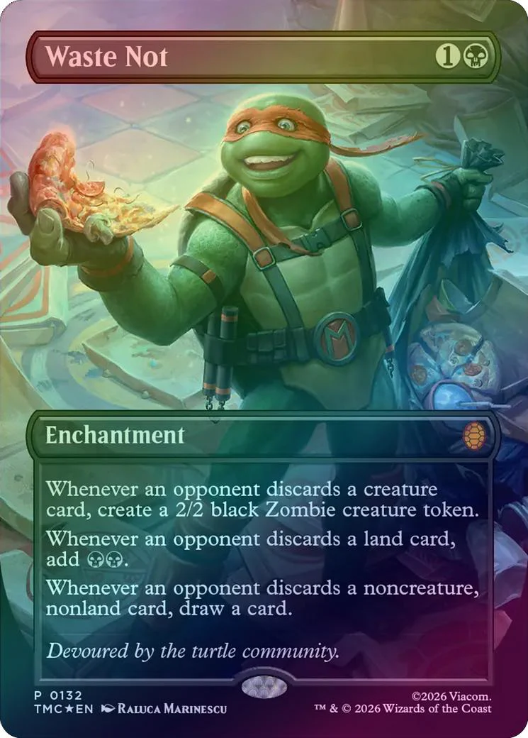 Waste Not - Pizza Promo (Foil) (TMC)