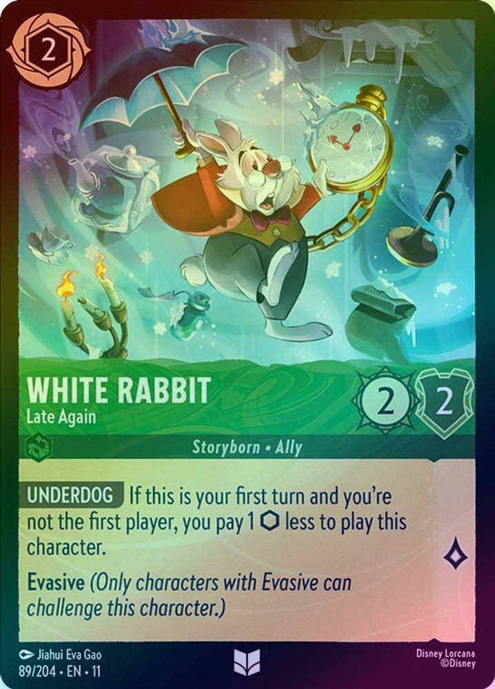 White Rabbit (Late Again) - 89/204 - Uncommon (Foil)
