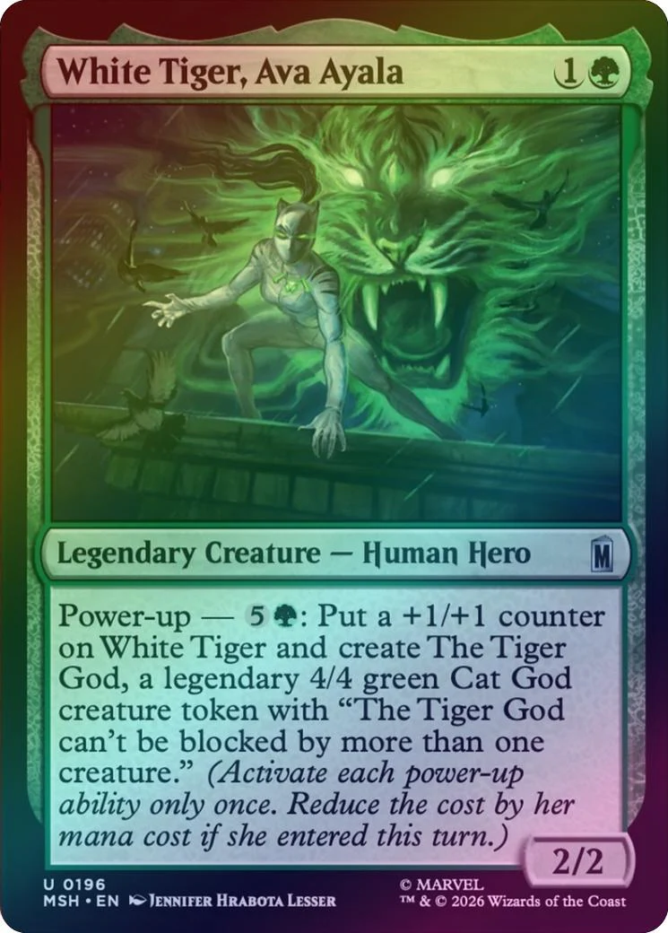 White Tiger, Ava Ayala (Foil) (MSH)