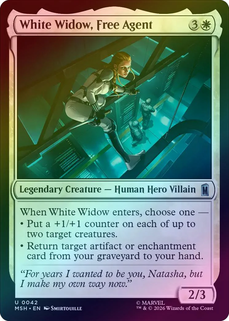 White Widow, Free Agent (Foil) (MSH)