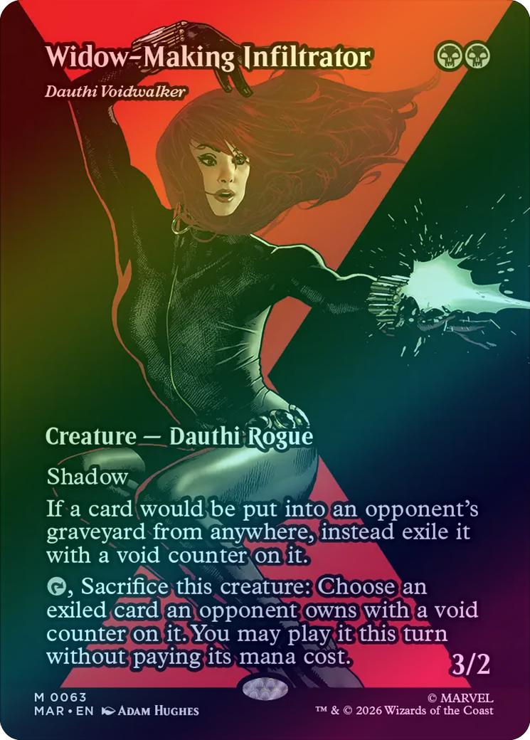 Widow-Making Infiltrator // Dauthi Voidwalker - Source Material Showcase (Foil) (MAR)