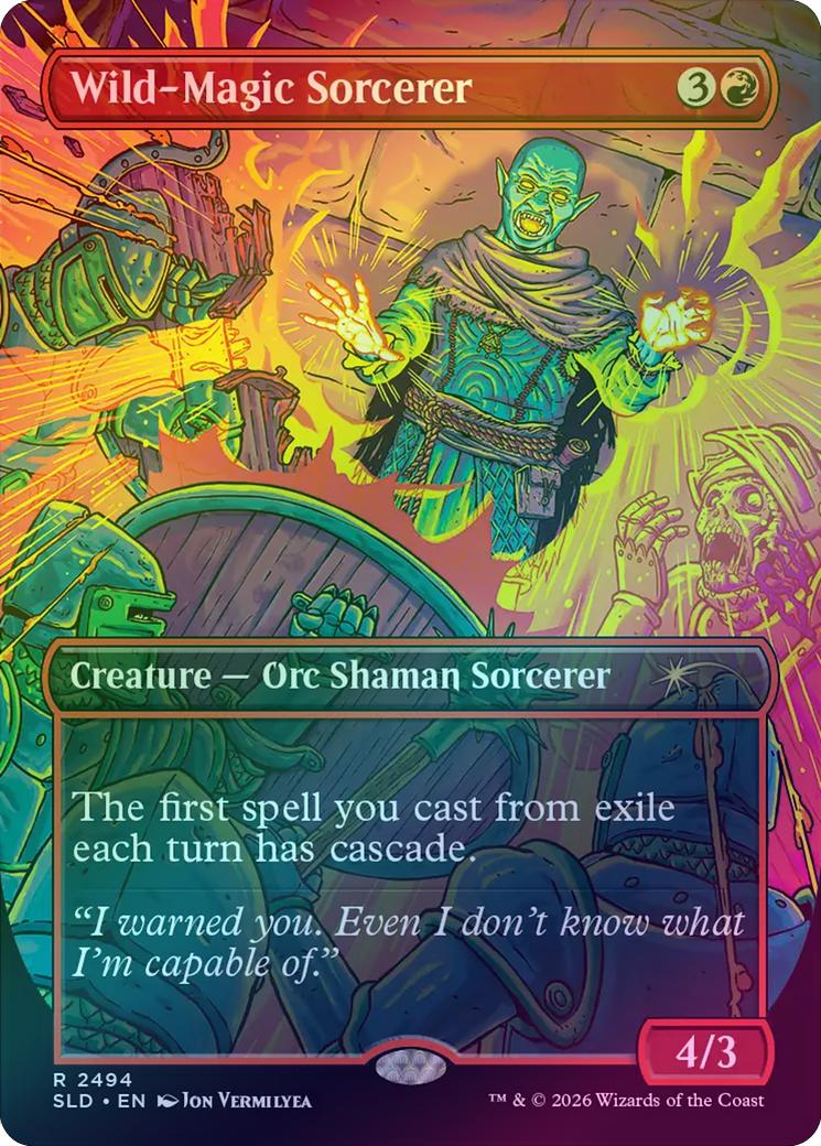 Wild-Magic Sorcerer - D&D: Shadows Over Baldur's Gate (Foil) (SLD)