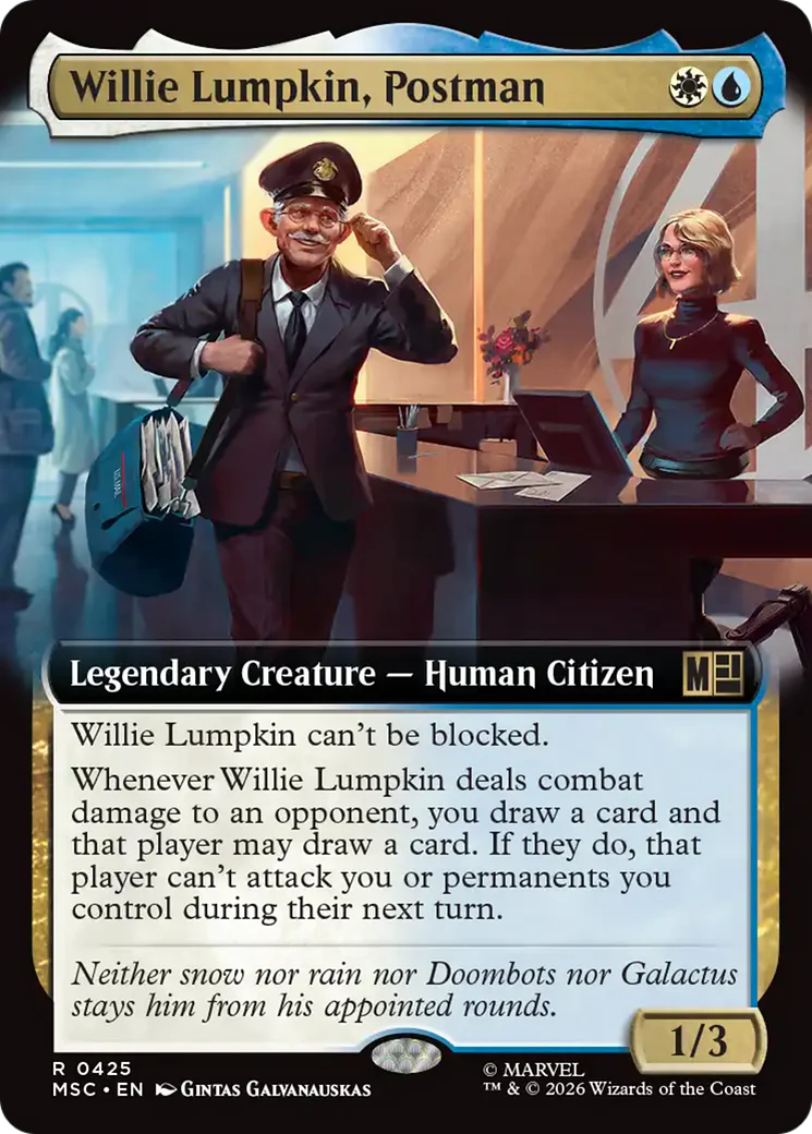 Willie Lumpkin, Postman - Extended Art (MSC)
