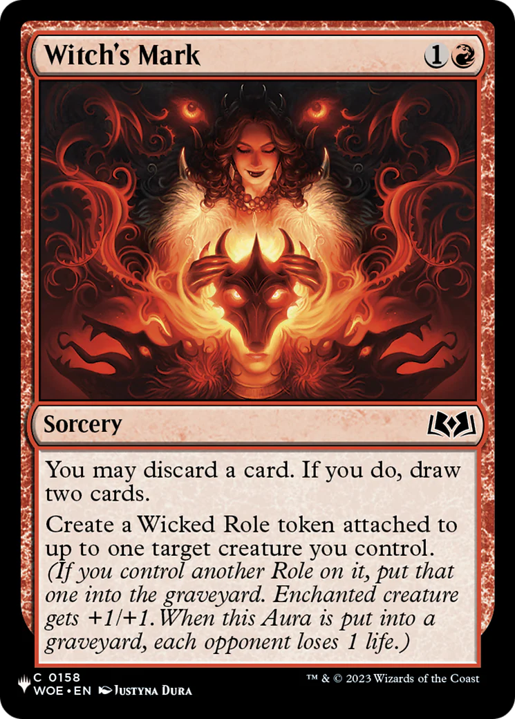 Witch's Mark - WOE Reprint (PLST)