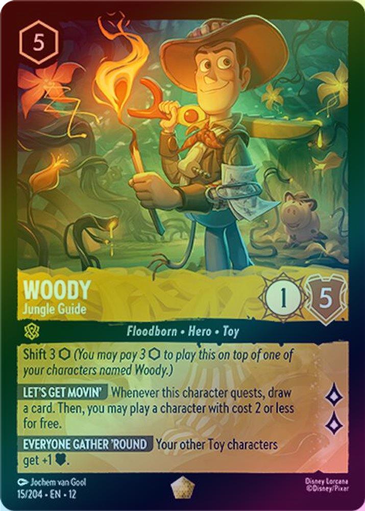 Woody (Jungle Guide) - 15/204 - Legendary (Foil)