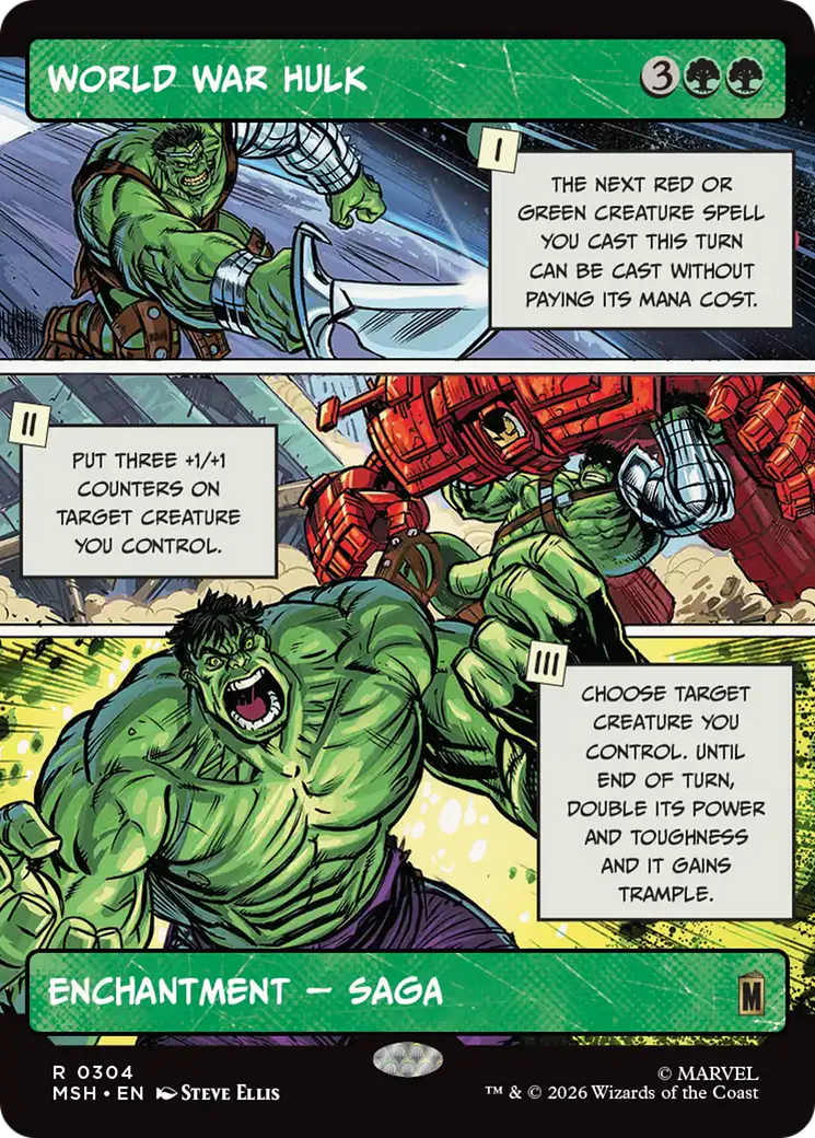 World War Hulk - Panel Showcase (MSH)