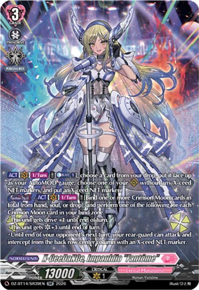 X-CeeDaNCe, Impauldio "Fantome" (SR) - DZ-BT14/SR39EN - Silver Rare