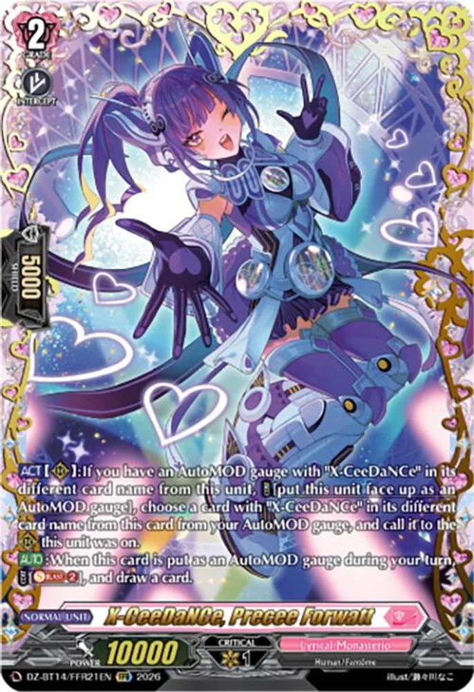 X-CeeDaNCe, Precee Forwatt (FFR) - DZ-BT14/FFR21EN - Double Frame Rare