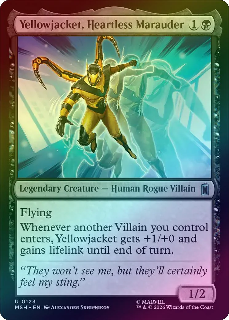 Yellowjacket, Heartless Marauder (Foil) (MSH)