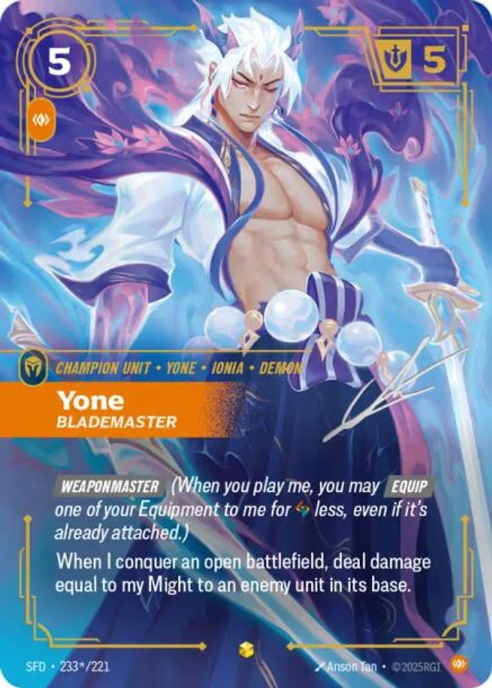 Yone - Blademaster (Signature) - 233*/221 - Showcase