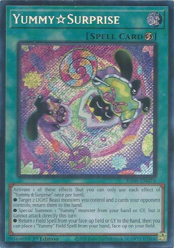 YummySurprise (Secret Rare) - RA05-EN074 - Secret Rare - 1st Edition
